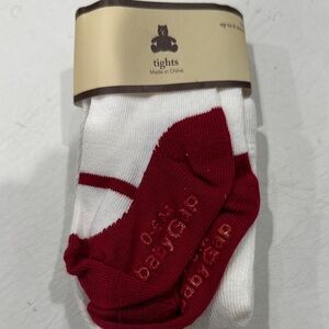 Brand new GAP Baby Red and White Tights